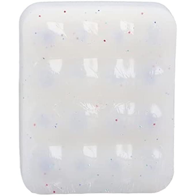 EMUKOEP Squeeze Acne Toy, 16 Pimples Popping Funny Stress Relief Decompression Toy with Liquid for All Ages White - Image 4