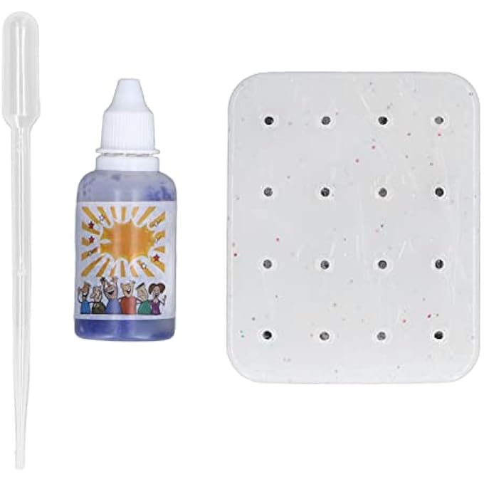 EMUKOEP Squeeze Acne Toy, 16 Pimples Popping Funny Stress Relief Decompression Toy with Liquid for All Ages White - Image 5