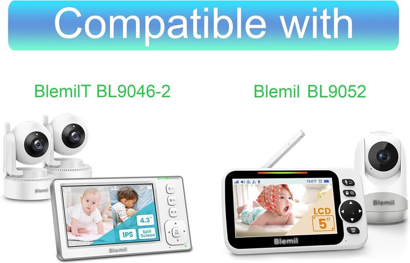 LEFXMOPHY Charger for Blemil Baby BL9052 BL90522 BL90462 Baby Monitor Power Supply with 5ft Power Cord - Image 2