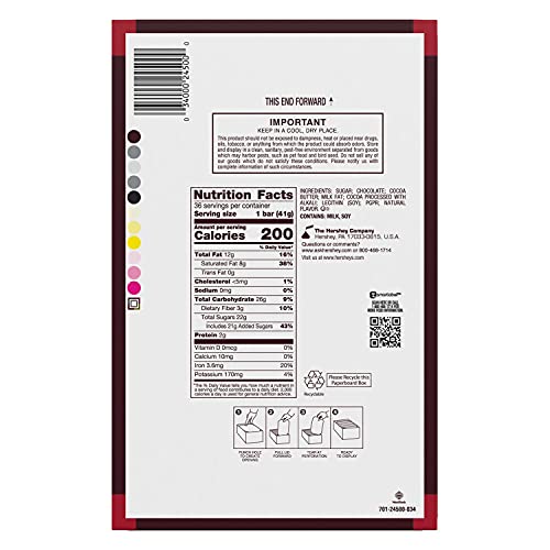 Hershey's HERSHEYS SPECIAL DARK Mildly Sweet Chocolate Candy Bars 145 oz 36 Count - Image 5