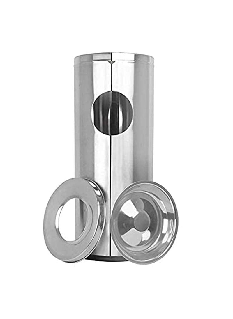Ganeshi Ganeshi Stainless Steel Ash Can Waste Basket Dustbin For Home Kitchen And Offices 20 Liter 8X24 PressTop  - Image 4