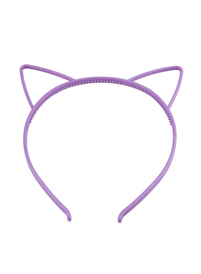 NIBEMINENT Cat Ear Brief Style Adorable Hairband Purple