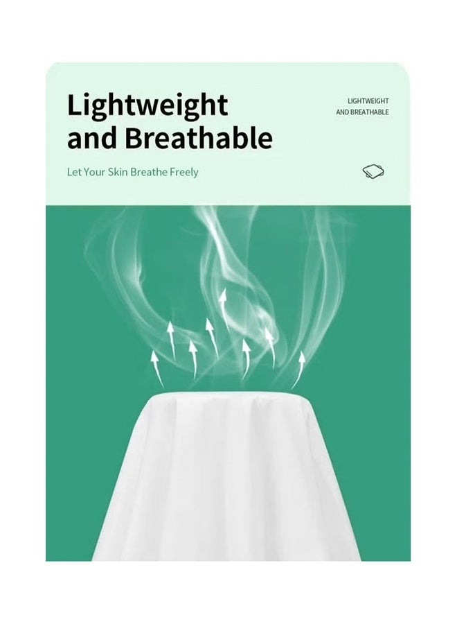 جيفت ملاءات سرير صغيرة للاستخدام مرة واحدة للسفر، طقم ملاءات سرير قطنية صغيرة للاستخدام مرة واحدة مع أربع قطع من غطاء اللحاف وغطاء الوسادة، مما يوفر غطاء سرير عمليًا لرحلاتك ومستلزمات الفنادق. - Image 4