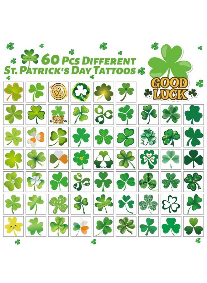 winthrop 240 Pcs Shamrock Temporary Tattoos for kids, Safety Waterproof Bulk Tattoos Stickers, Children's Temporary Tattoo Toys, Best Choice for St. Patrick's Day Parade and Irish Party , 60 Different - Image 5