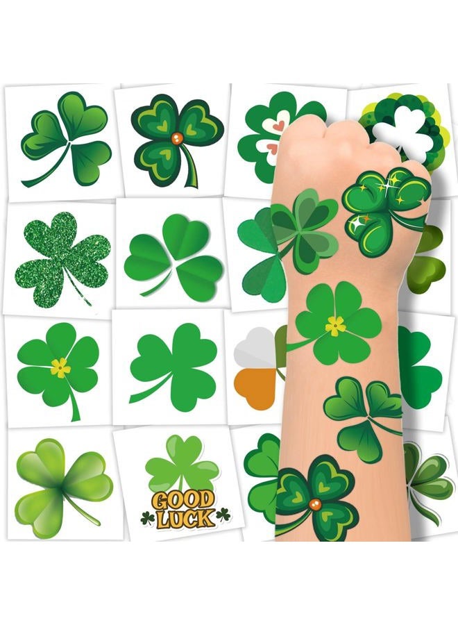 winthrop 240 Pcs Shamrock Temporary Tattoos for kids, Safety Waterproof Bulk Tattoos Stickers, Children's Temporary Tattoo Toys, Best Choice for St. Patrick's Day Parade and Irish Party , 60 Different - Image 1