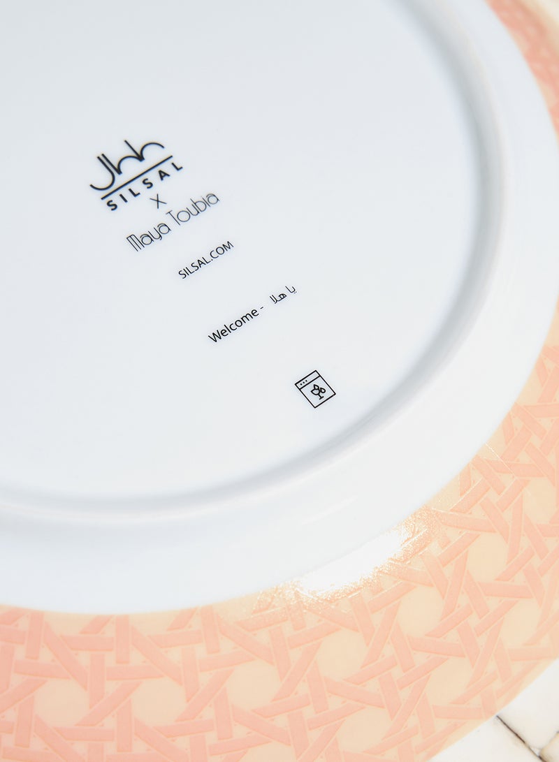 صلصال صحن للحساء بكتابة عربية - Image 3