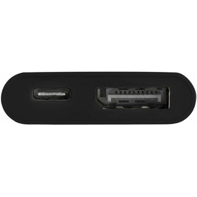 Startech.com .COM USB C TO DISPLAYPORT ADAPTER WITH POWER DELIVERY - 8K 60HZ /4K 120HZ USB TYPE C TO DP 1.4 VIDEO CONVERTER W/ 60W PD PASS-THROUGH CHARGING - HBR3 - THUNDERBOLT 3 COMPATIBLE (CDP2DP14UCPB) - Image 2