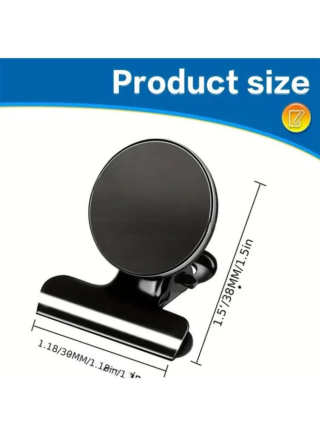 12 Random Colors Magnetic Clips Heavy Duty Metal Hooks for Photos Whiteboards Lockers Office Home Display - Image 4