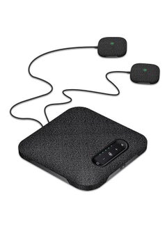 Desktop USB Wireless BT Conference Speakerphone Built-in 4 Microphones Hi-Fi Speaker 2 Extension Mic 360° Voice Pickup Noise Canceling Function