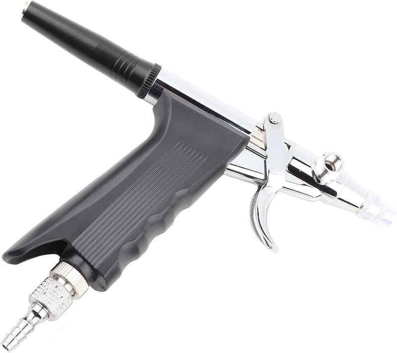 GLOGLOW Airbrush Kit for Art Painting, Trigger Design, 2 Cups Side Feed Spray Gun, 0.3mm Nozzle for Cake Decorating and Tattoo Makeup - Image 2