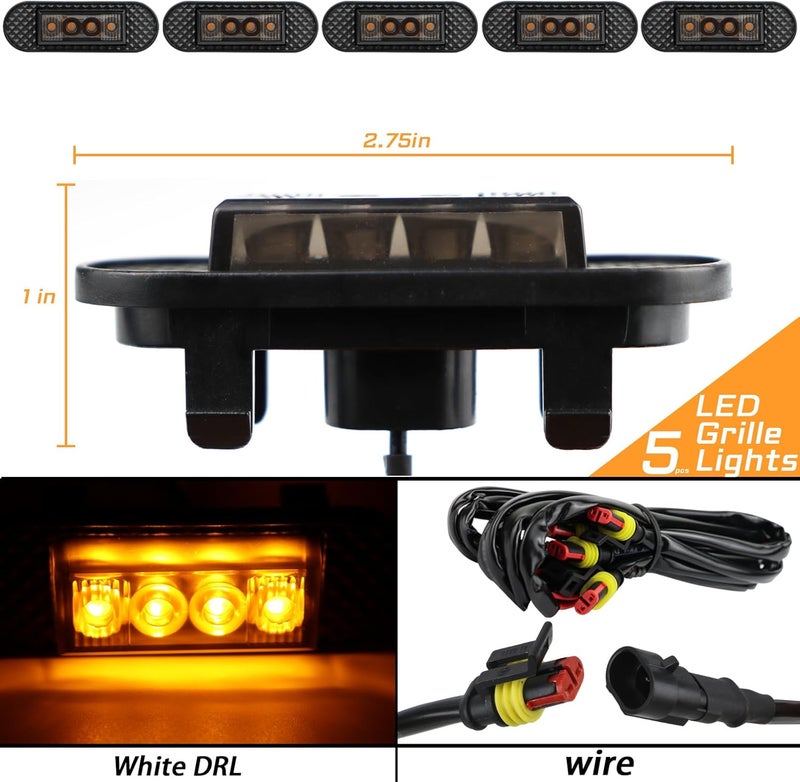 BINQIGOO LED Front Grille Light Set for Ford Bronco - Image 3