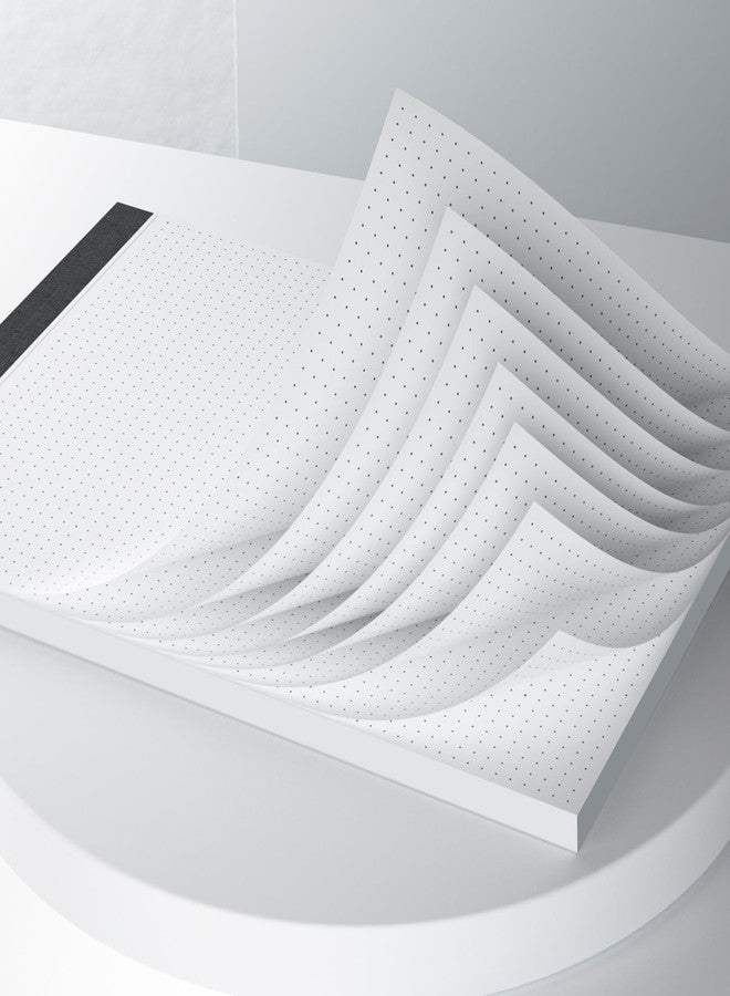AILZFEI Dot Grid Desk Notepad 2 Pack 8.5 x 11 Dot Paper Pad, 30 Sheets per Pad, White, 5x5 (5 Dots per inch), Easy-Tear Perforations, 8.5"x11" Dot Grid Paper Note Pad - Image 5
