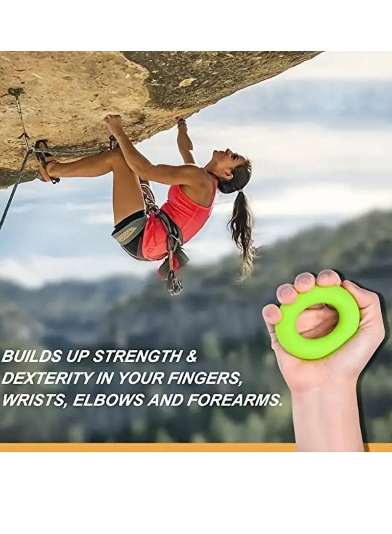 Spall 3-Piece Grip Strength Trainer Set – Adjustable Hand Grip Exerciser, Finger Stretcher, and Ring Strengthener for Hand, Finger, and Forearm Workout – Ideal for Athletes, Musicians, and Rehabilitation - Image 3