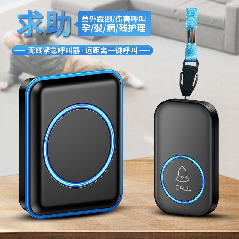 Wireless Doorbell for Elderly Care, Remote Call Button, 300m Range - Image 5