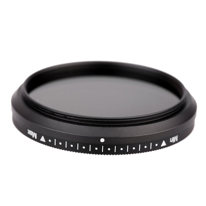 Adjustable ND Filter: 46 mm Black, Light Reduction From ND2 To ND400, True Color Balance - Motion Blur Effects, Neutral Density Filter For Dynamic Bright Environment Photography, SLR Digital Cameras C - Image 4