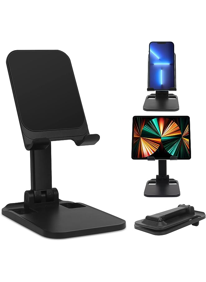 FYY حامل هاتف محمول، حامل للكمبيوتر اللوحي، حامل iPad، حامل هاتف محمول، حامل هاتف محمول قابل للتعديل بزاوية الارتفاع للمكتب والمكتب - Image 1