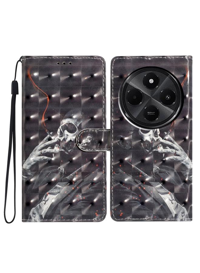 S-TOP Case For Redmi A4 5G 3D Pattern Leather Phone Case - Image 1