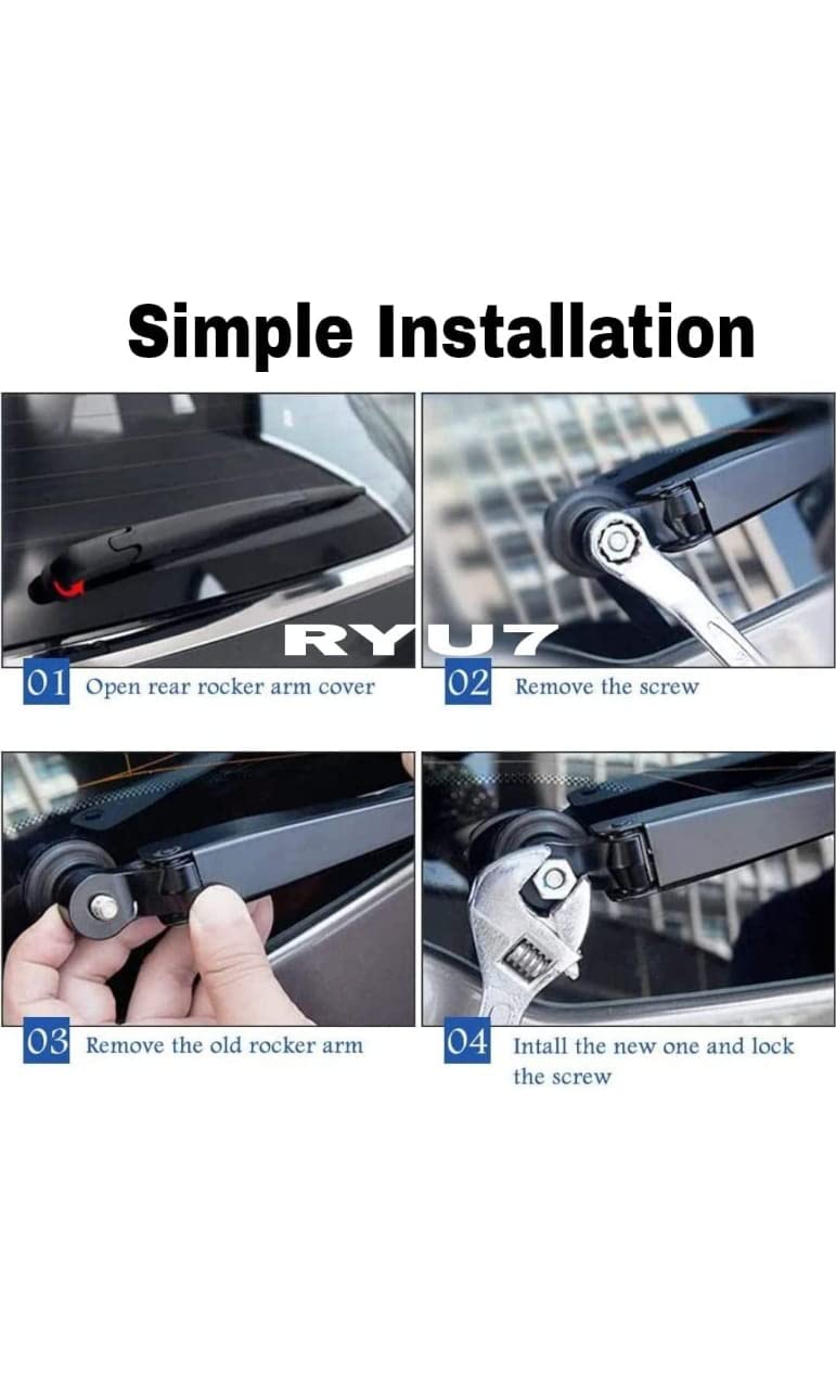 RYU7® Rear Wiper Arm with Blade Exact Fit Design Compatible with Brio - Image 5