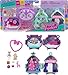 Polly Pocket مجموعة ألعاب بولي بوكيت المصغرة القابلة للتكديس لعطلة مع دمى ميكرو وإكسسوارات حيوانات أليفة ولعبة سفر مع مشبك - Image 3