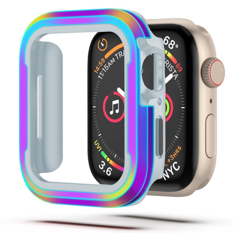 CHOiCE For Watch Ultra 3 / 2 / 1 49mm Aluminum Alloy + TPU 2 in 1 Protective Case(Iridescent) - Image 1