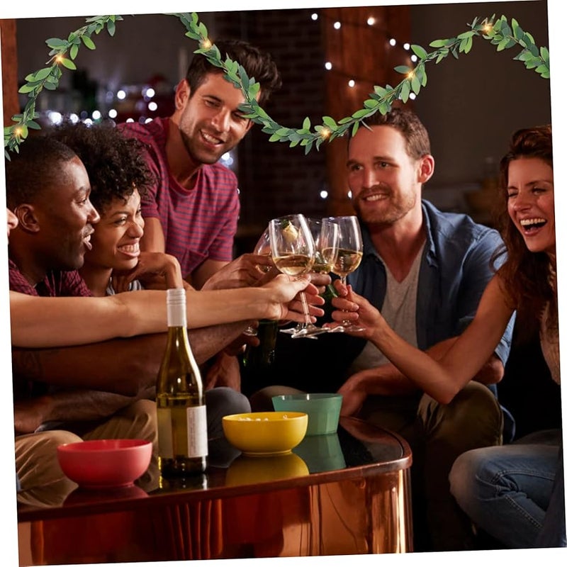 Green Leaves LED Fairy Garland String Lights For Party Wedding Christmas Decor - Image 4