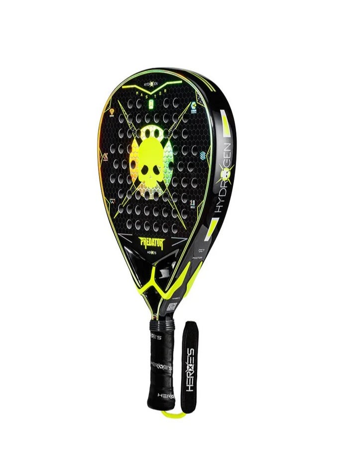 Heroes PREDATOR MASTER HYDROGEN PADEL TENNIS RACKET (gialla)  - Image 2