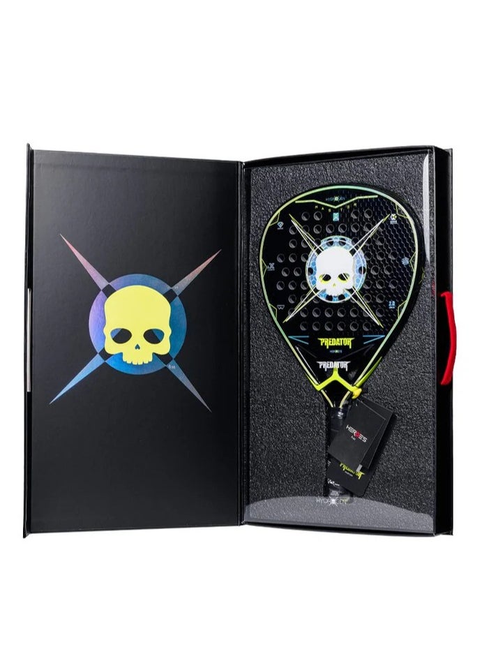 Heroes PREDATOR MASTER HYDROGEN PADEL TENNIS RACKET (gialla)  - Image 5
