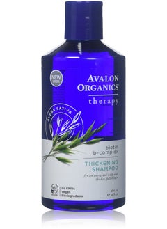Avalon Organics Biotin Bcomplex Thickening Shampoo 14 Fl Oz (Pack Of 2)  - Image 1