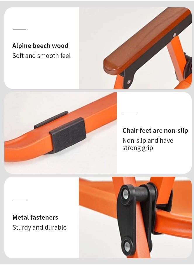 Sumkyle Folding Chair Outdoor Portable Waterproof, Suitable for Camping, Seaside, and Outdoor Activities - Image 2
