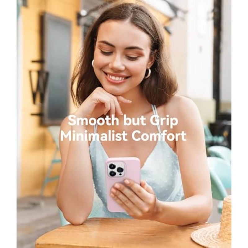 Magnetic for iPhone 13 Pro Max Phone Case, 【Compatible with MagSafe】【Military Shockproof Protection】 Silicone Case with Soft Anti-Scratch Microfiber Lining, 6.7 inch, Ice Pink - Image 2