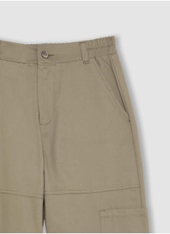 DeFacto Cargo Pocket Elasticated Waist And Cuffed Cotton Parachute Pants  - Image 3