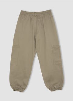 DeFacto Cargo Pocket Elasticated Waist And Cuffed Cotton Parachute Pants  - Image 2