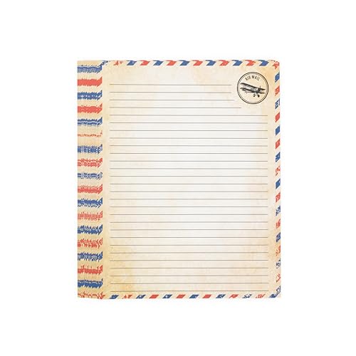 Bargain Paradise 60 Pack Airmail Paper and Envelopes Set - Blue Writing Paper for Invitations, Love Letters, Letters to Troops, Christmas Letter - 8.5 x 11 Inch - Image 3
