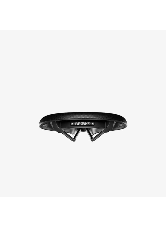 Brooks England Cambium C67 Bike Saddle for Upright Urban Cycling, Waterproof Rubber, Black - Image 1
