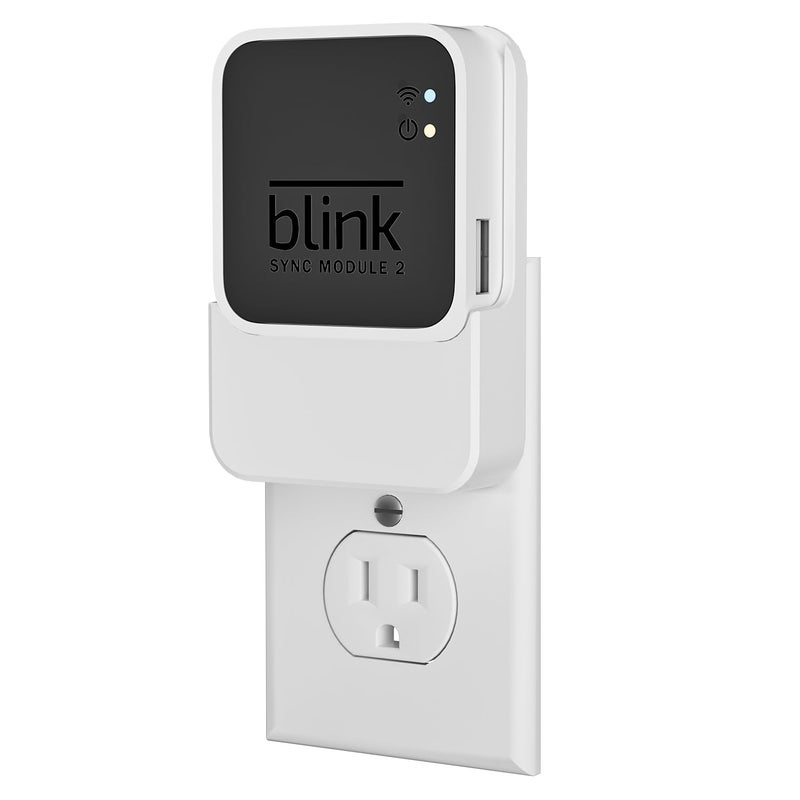 Aaeytby Outlet Wall Mount for Blink Sync Module 2, 2-in-1 Charging Station(Mount & Charger) - Space-Saving Bracket for Blink Security Camera, Easy Installation & Flexible Placement - Image 1