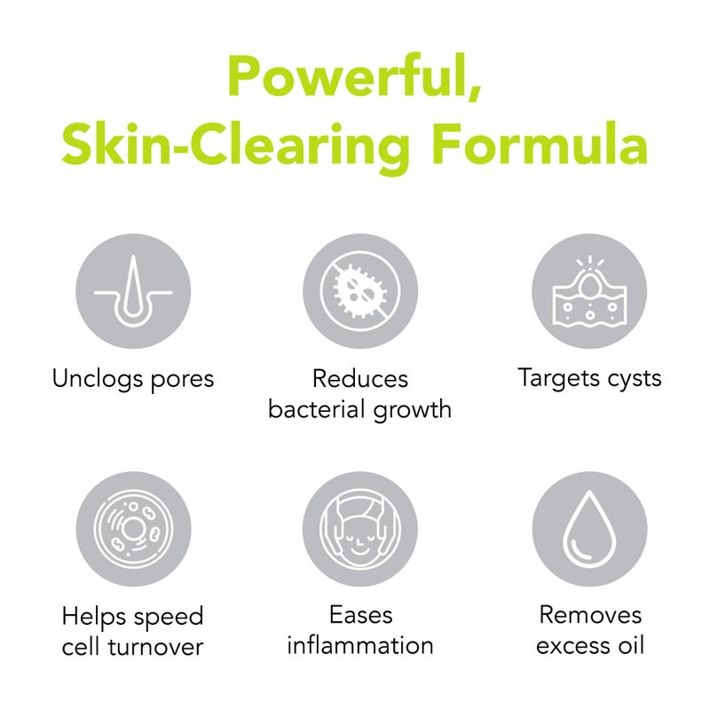 humane Benzoyl Peroxide Acne Body Wash - 10% Maximum-Strength Face, Skin, Butt, and Back Acne Treatment - 16 Fl Oz - Dermatologist-Tested Non-Foaming Acne Face Wash Cleanser - Vegan, Cruelty-Free - Image 3