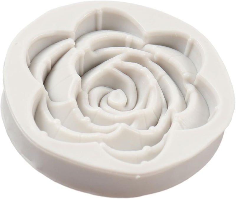 Skytail Silicone Bloom Rose Mould for Candle Making DIY Scented Candle Wax Waxmelts Aromatherapy Epoxy Resin Crafts Home Decor Gifts Keychain Handmade Soap Bath Bombs Clay Chocolate Fondant Cake Molds - Image 5