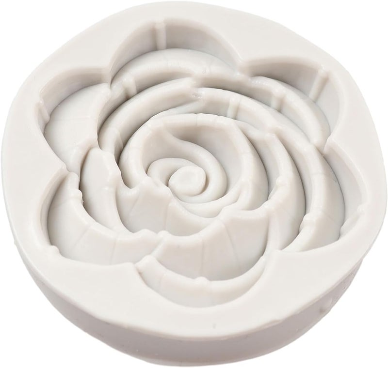 Skytail Silicone Bloom Rose Mould for Candle Making DIY Scented Candle Wax Waxmelts Aromatherapy Epoxy Resin Crafts Home Decor Gifts Keychain Handmade Soap Bath Bombs Clay Chocolate Fondant Cake Molds - Image 4