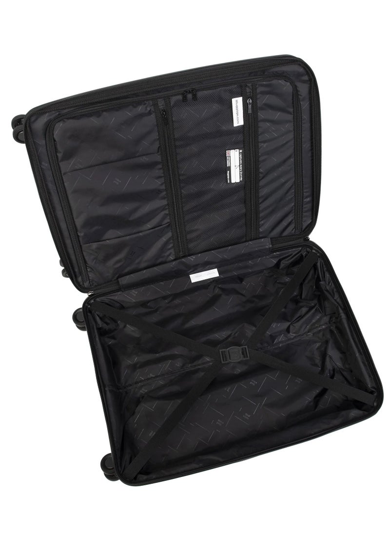 it Luggage it luggage Momentous, Unisex Polypropylene Material Hard Case Luggage, 8x360 degree Spinner Wheels, Expandable Trolley Bag, TSA Type lock, 15-2886-08, Size Cabin with Pocket, Color Pumice Stone  - Image 4