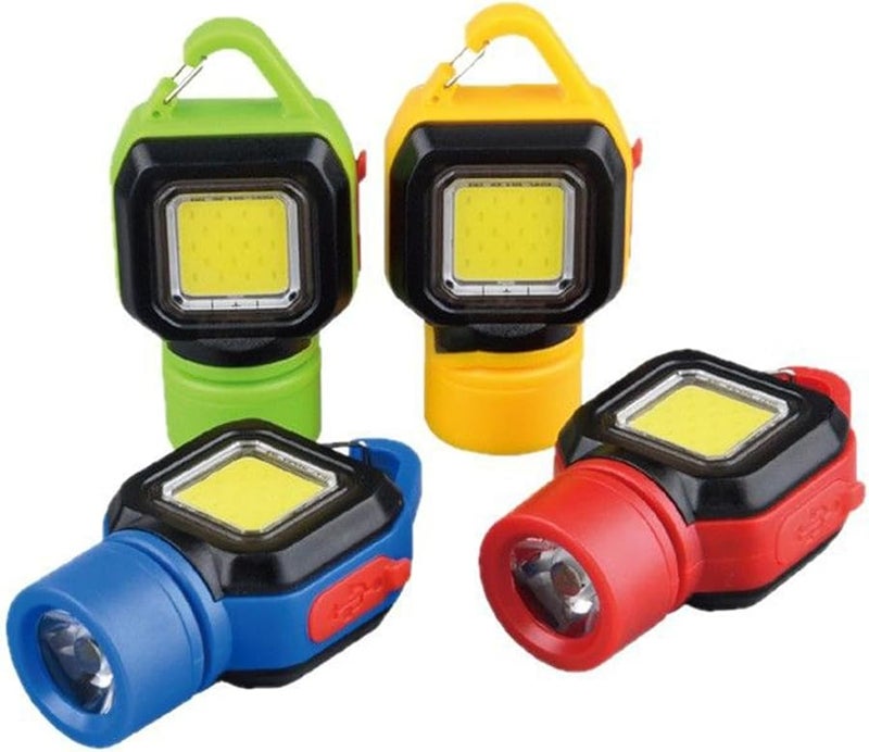 Rechargeable Keychain Flashlight Ultra Bright LED Light 150mah Portable For Camping Hiking Cycling Emergency - Image 1