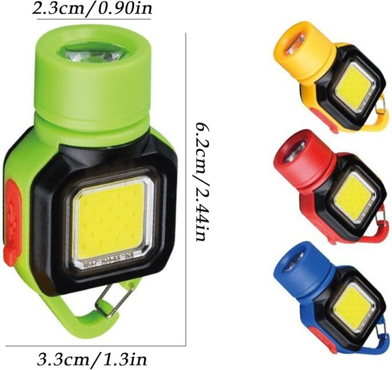 Rechargeable Keychain Flashlight Ultra Bright LED Light 150mah Portable For Camping Hiking Cycling Emergency - Image 3