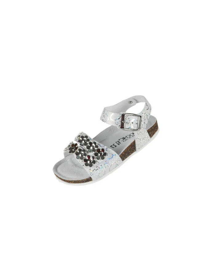 BiOCHIC Biochic Girls Backstrap Sandal 012-430 864MVT-White