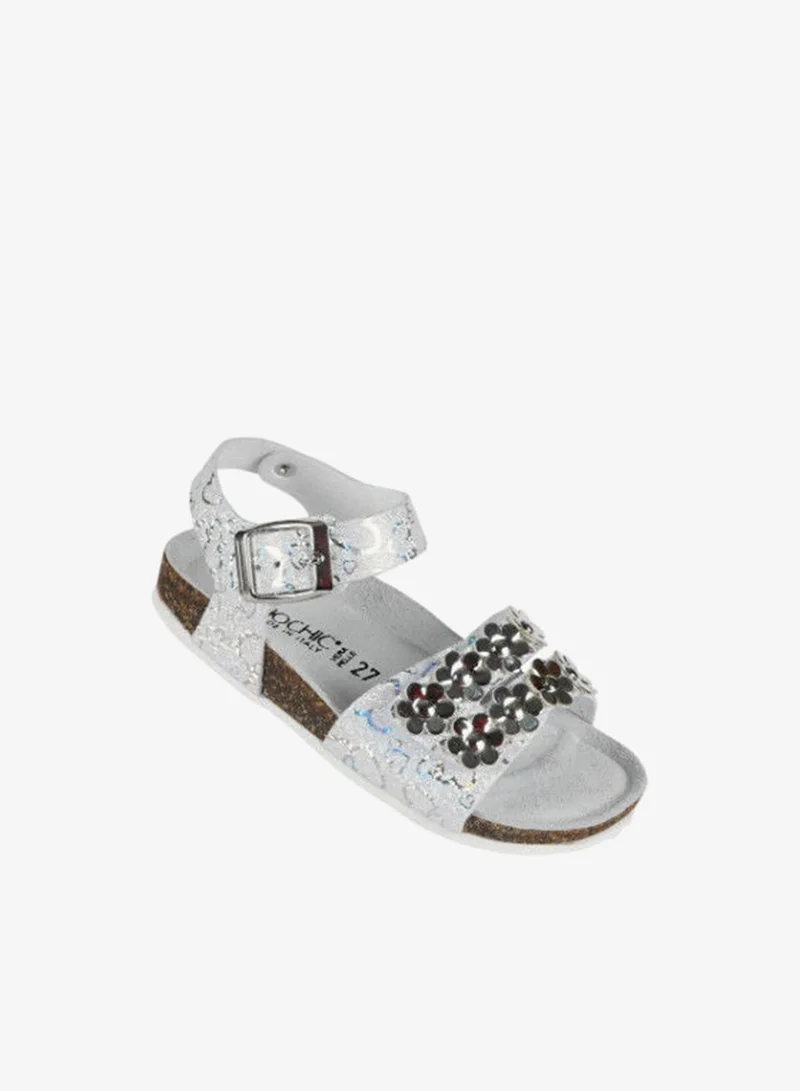 BiOCHIC Biochic Girls Backstrap Sandal 012-430 864MVT-White