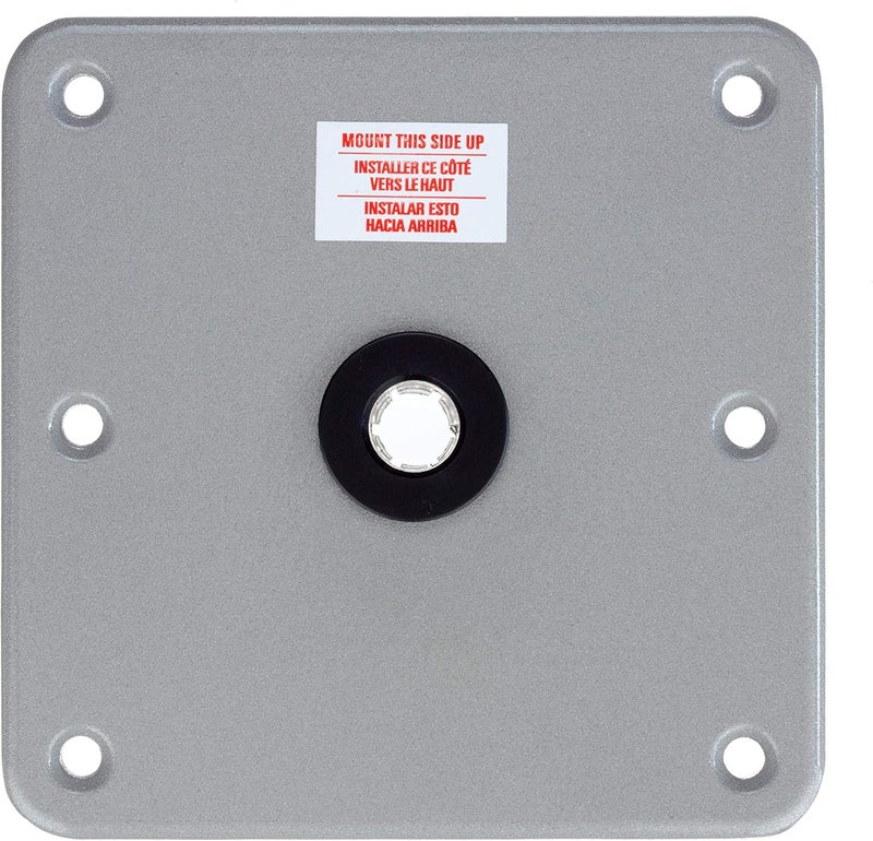 attwood SP-67749 Swivl-Eze Lock'N-Pin Aluminum 7-Inch x 7-Inch Marine Boat Pedestal Base - Image 3