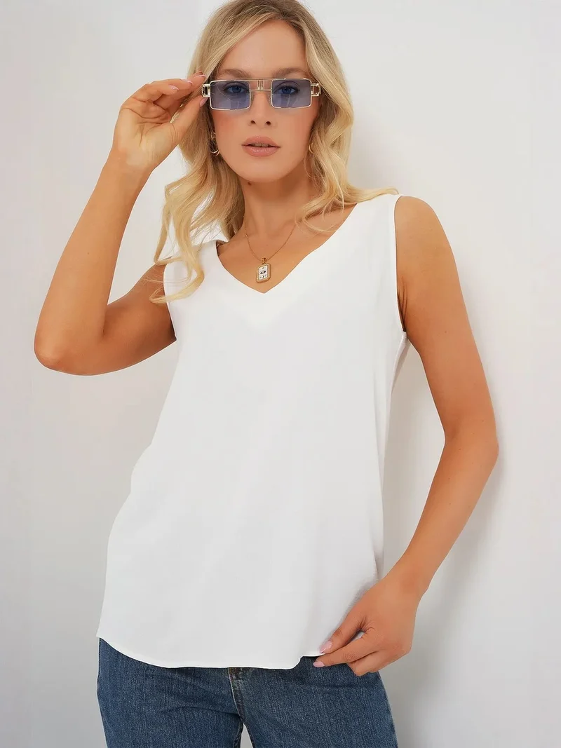 بيغ دارت BDART V-Neck Pull-On Blouse