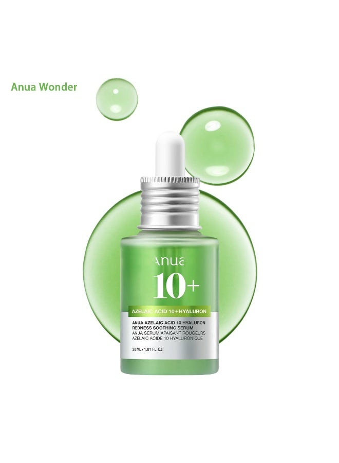 Anua Wonder Azelaic Acid 10 Hyaluron Redness Soothing Serum, Facial Serum for Troubled & Sensitive skin, Breakouts, Hyaluronic Acid, Niacinamide, Spot Care, Natural Color, Korean Skincare (30ml/ 1.01 fl oz.) - Image 1