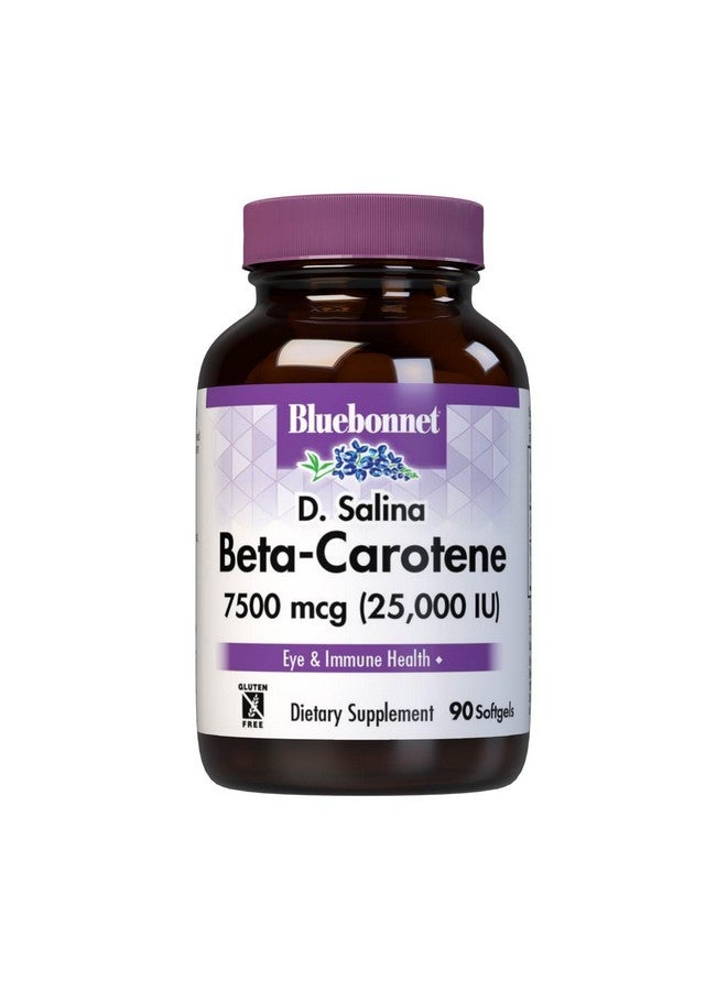 Bluebonnet BlueBonnet Mixed Beta-Carotene 25000 IU Soft Gels, Redish Brown, 90 Count  - Image 1