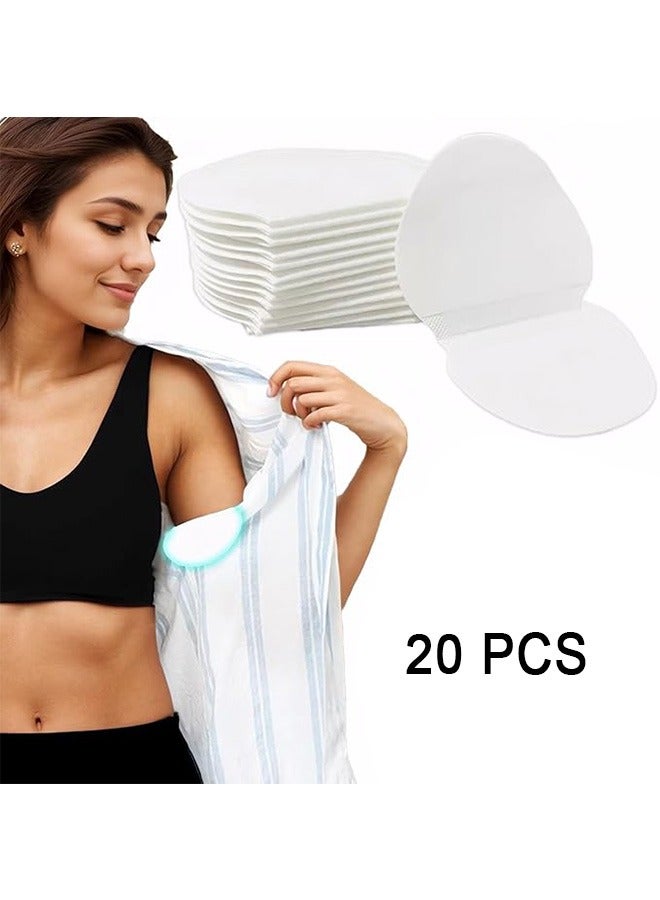 Generic Underarm Sweat Pads 20 PCS, Disposable Sweat Absorbing Pads, Invisible and Sweat-absorbent, Premium Quality Fight Hyperhidrosis, Summer Suitable for Women and Men  - Image 1