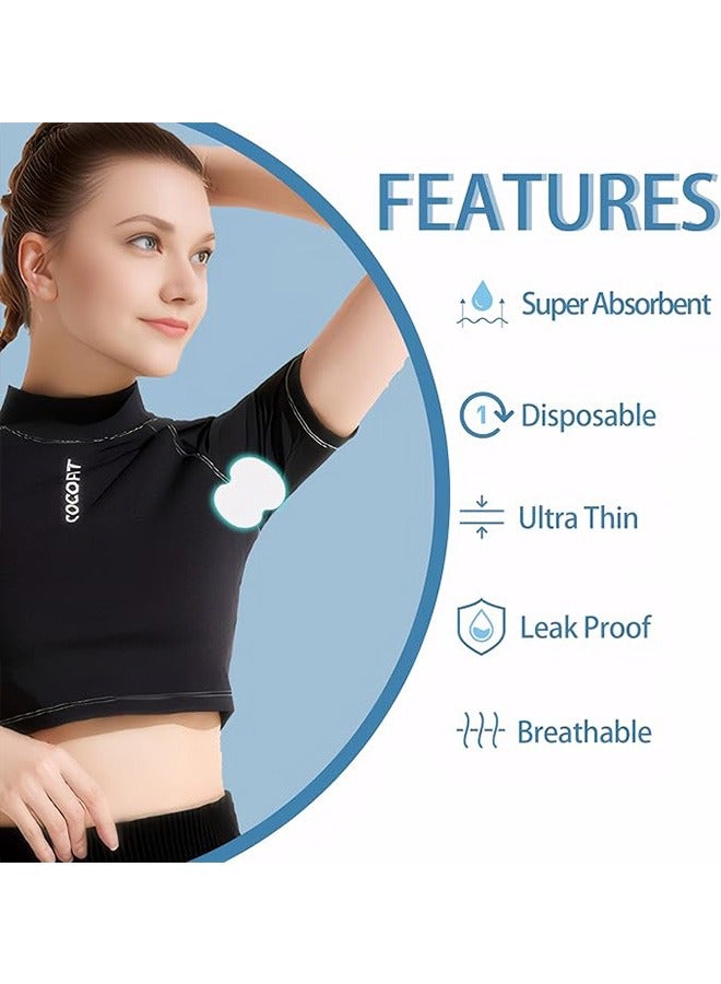 Generic Underarm Sweat Pads 20 PCS, Disposable Sweat Absorbing Pads, Invisible and Sweat-absorbent, Premium Quality Fight Hyperhidrosis, Summer Suitable for Women and Men  - Image 2