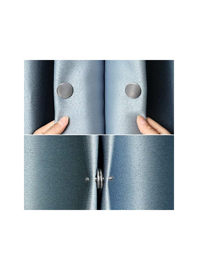 erorex 16 Pairs Curtain Magnets Closure with Tack, Curtain Magnetic Holdback Button, Drapery Magnetic Button Weights to Prevent Light from Leaking & Curtains from Being Blown Around (0.98in x 16pairs)  - Image 4